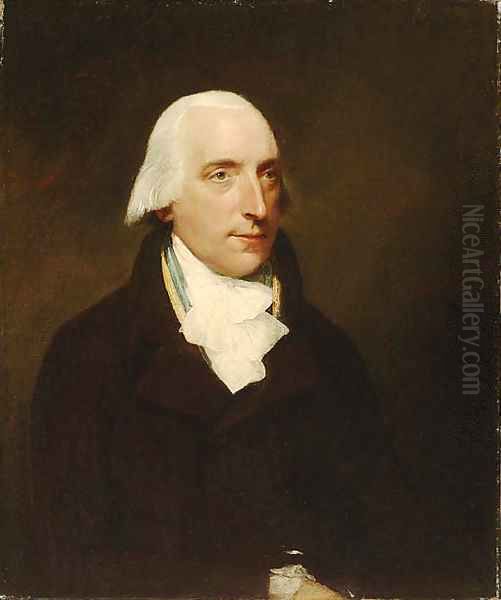 Portrait of a Gentleman, said to be Mr. Osgood Gee (1744-1823) Oil Painting by Lemuel-Francis Abbott