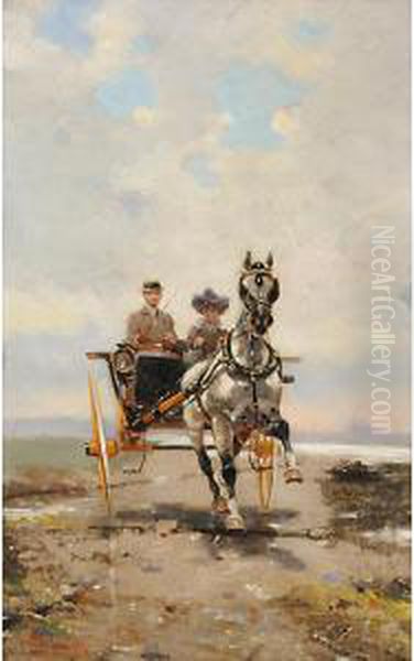 La Carrozza Oil Painting by Alfredo Tominz