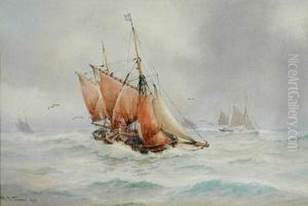 Yarmouth Oil Painting by William Stephen Tomkin