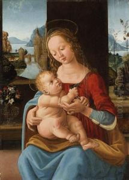 The Madonna And Child With A Goldfinch Oil Painting by Tommaso