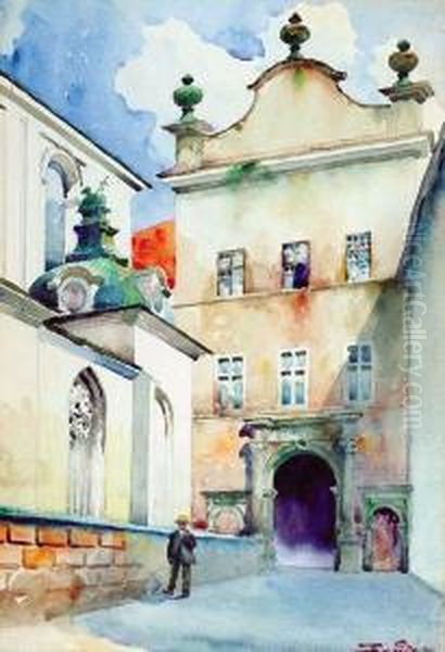 Wawel Oil Painting by Stanislav Tondos