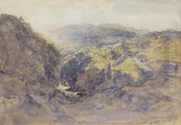 Ardtornish Argyl Oil Painting by Henry Tonks