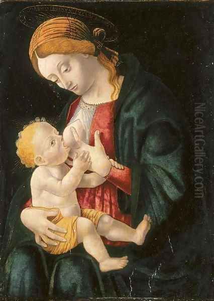 The Madonna and Child Oil Painting by ALBA, Macrino d' Alba