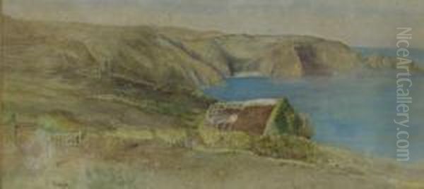 Baleine Bay, Sark Oil Painting by William A. Toplis