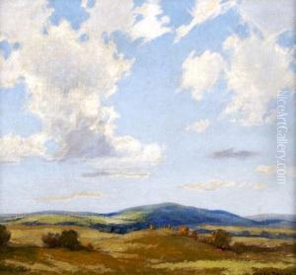 Rolling Landscape Oil Painting by James Topping