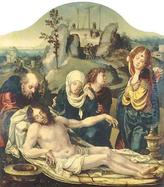 The Lamentation Oil Painting by Pieter Coecke Van Aelst