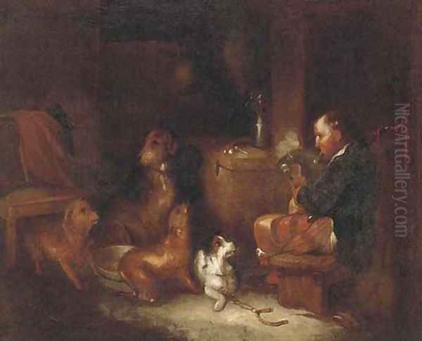 A melody from master Oil Painting by Edwin Armfield