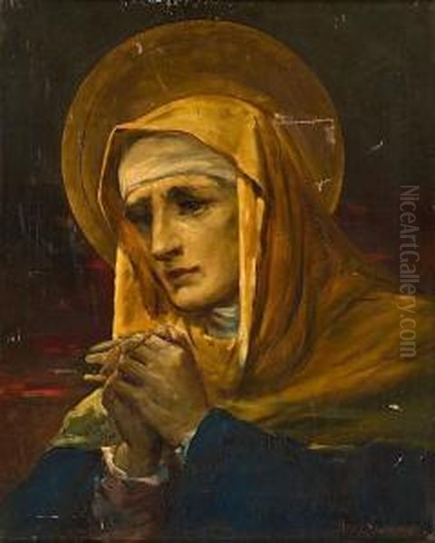 Dolorosa Oil Painting by Francesc Torrescassana Sallares