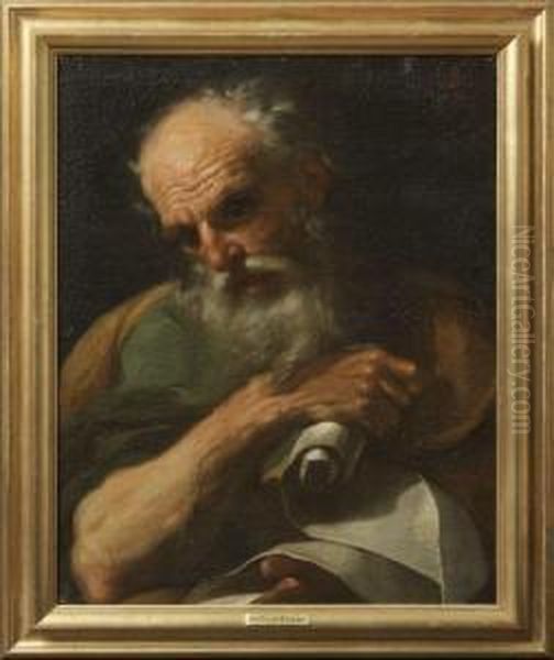 Saint Paul Oil Painting by Flaminio Torri