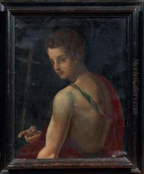 San Giovannino Oil Painting by Michele di Ridolfo del Ghirlandaio (see Tosini)