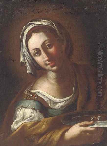 Saint Lucy Oil Painting by Antonio Amorosi