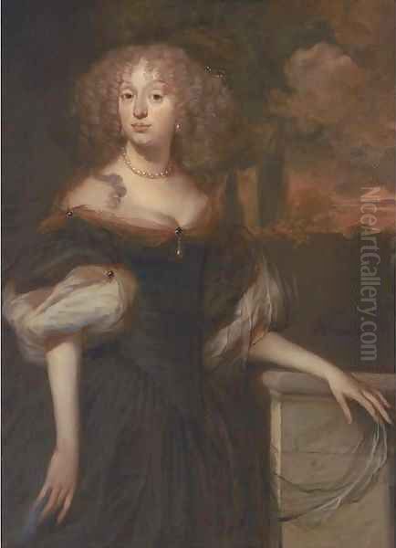 Portrait of a lady Oil Painting by Pieter Van Anraadt