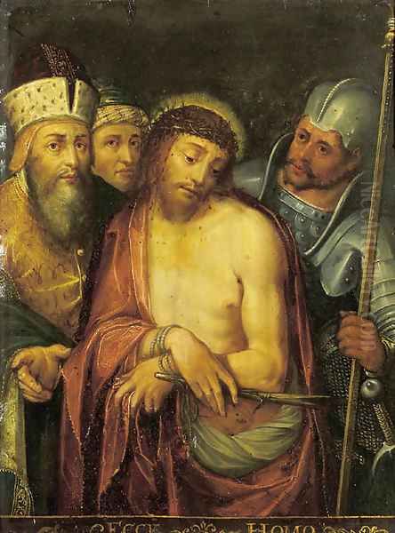 Ecce Homo Oil Painting by School Of Antwerp