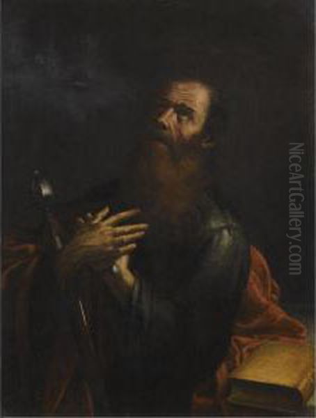 Saint Paul Oil Painting by Nicolas Tournier