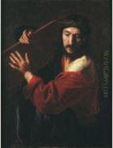 Le Christ Portant Sa Croix Oil Painting by Nicolas Tournier