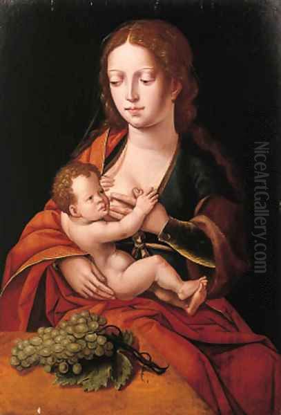 The Madonna and Child Oil Painting by School Of Antwerp