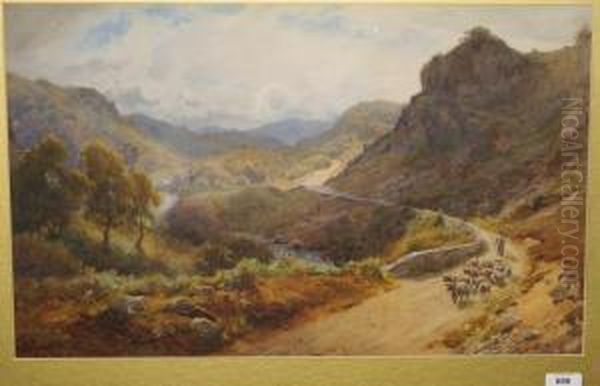 Llethyr Valley, South Wales Oil Painting by Samuel Towers