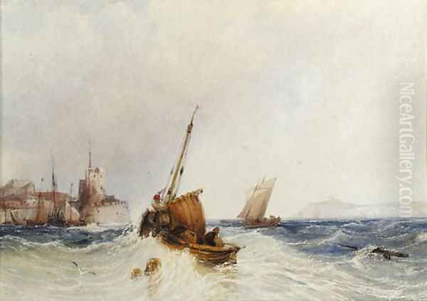 Clearing the bouy Oil Painting by Samuel Austin