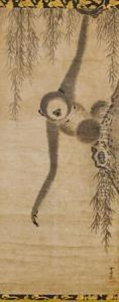 Kakejiku Oil Painting by Sesshu Toyo