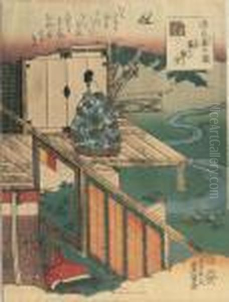 Various Scenes Oil Painting by Utagawa Toyokuni Iii