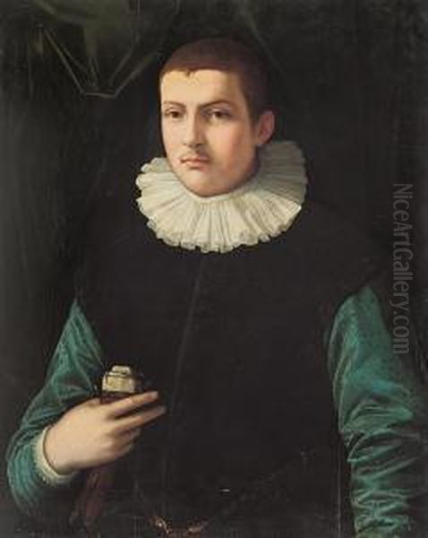 Ritratto Di Giovane Gentiluomo Oil Painting by Francesco Traballesi