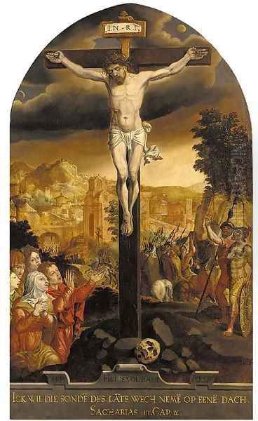 The Crucifixion Oil Painting by Pieter Aertsen