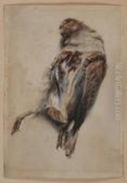 Partridge Oil Painting by Edouard Travies