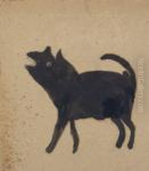 Untitled Oil Painting by Bill Traylor