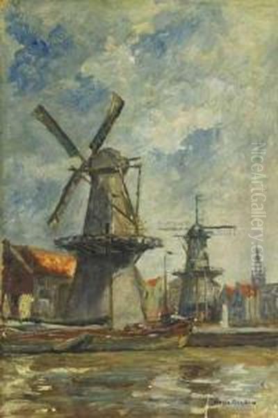 Holanda Oil Painting by Arthur Willaert Trealliw