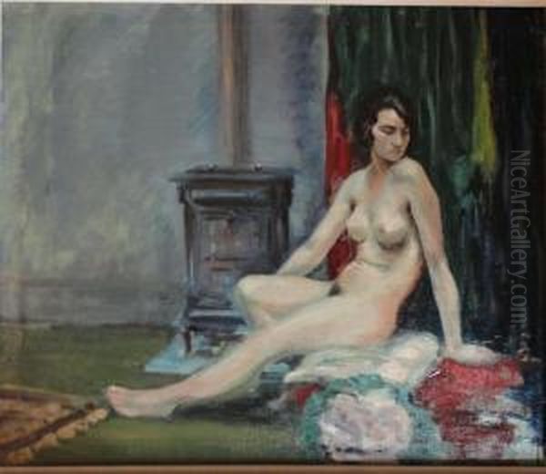 Nudo Oil Painting by Severino Trematore