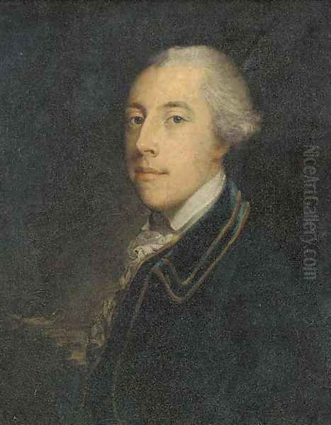 Portrait of Sir Thomas Sebright, 5th Bt. (1723-1763) Oil Painting by John Astley