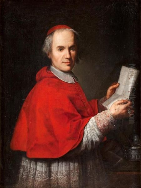 Portrait Of An Cardinal Oil Painting by Francesco Trevisani