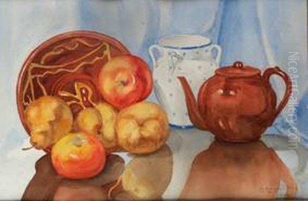 Bodegon Oil Painting by Felipe Trigo Y Seco De Herrera