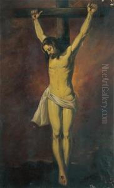 Crucifixion Oil Painting by Antonio Xavier Trindade