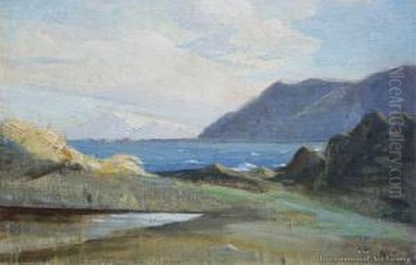 The Kaikouras Oil Painting by Mary Elizabeth Tripe