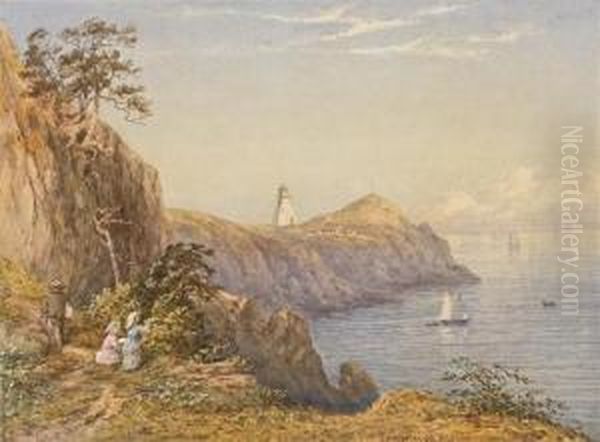 Sparrowhead Light House, Grand Manan Oil Painting by Samuel Peter Rolt Triscott