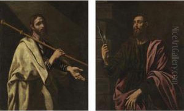 Saint Bartholomew Oil Painting by Luis Tristan