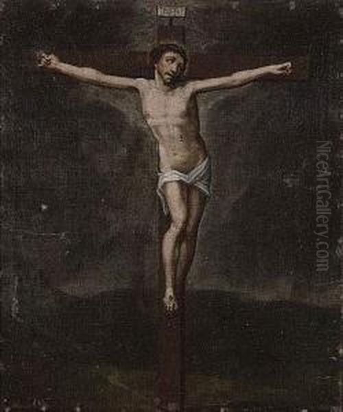 Cristo Crucificado Oil Painting by Luis Tristan