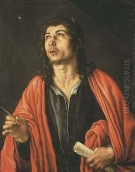 Saint Jean L'evangeliste Oil Painting by Luis Tristan