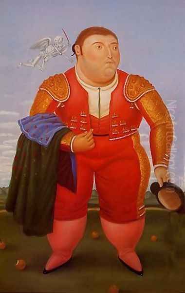 Matador Oil Painting by Fernando Botero