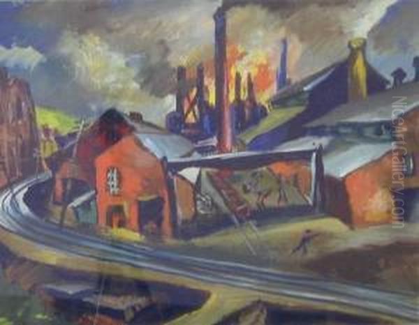 Factory Oil Painting by Abram Tromka