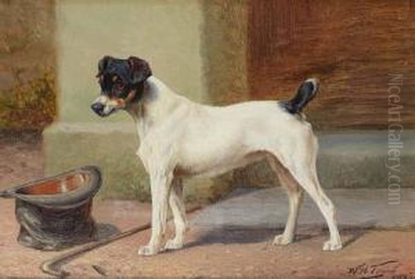 His Master's Hat And Stick Oil Painting by William Henry Hamilton Trood