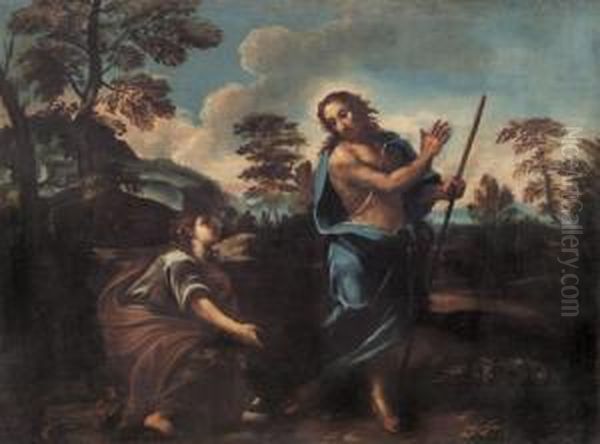 Noli Me Tangere Oil Painting by Girolamo Troppa