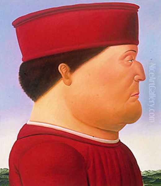 Dopo Piero Oil Painting by Fernando Botero