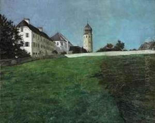 Frauenchiemsee Oil Painting by Wilhelm Trubner