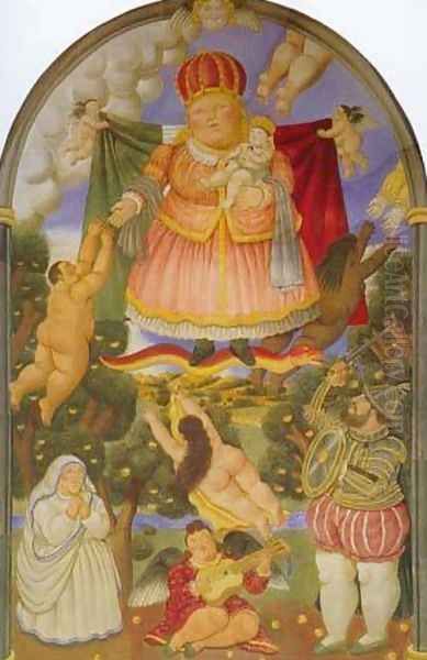 Gate of Heaven 1993 Oil Painting by Fernando Botero