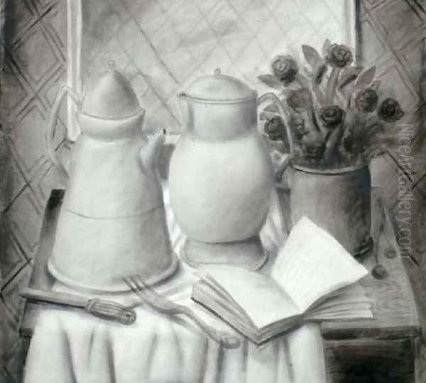 Still Life II Oil Painting by Fernando Botero