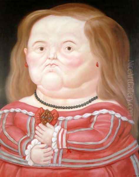 Maribarbola Oil Painting by Fernando Botero