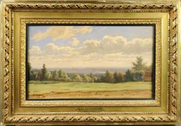 Paysage Oil Painting by Charles Philogene Tschaggeny