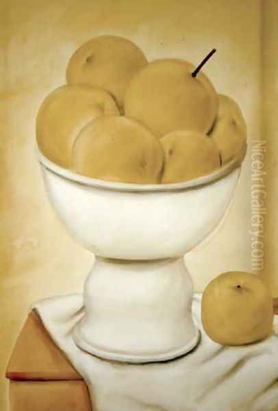 Frutero Oil Painting by Fernando Botero